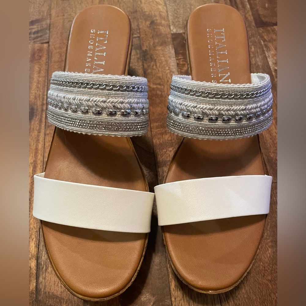 Italian Shoemakers Women’s Wedge Sandals size 9.5 shoes